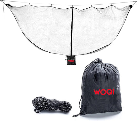 Woqi Easy Set up 360 Degree Protection Polyester Double Zipper Mosquito Net for All Camping Hammocks