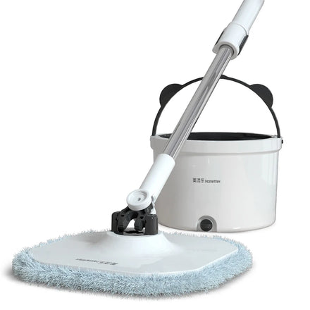 Homettler Mops Household Cleaning Supplies Include 2 High Dehydration Microfiber Mop Pads for Home Dry/Wet Floor