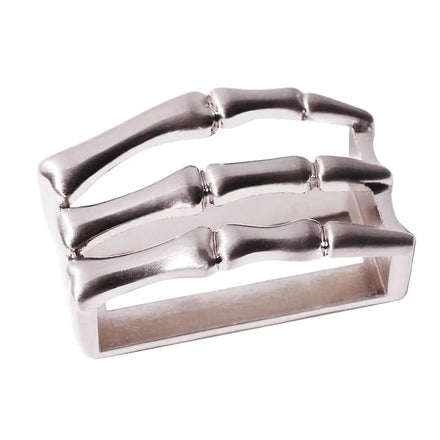 Custom Hollow logo Men's Leather Belt Reversible Buckle Brushed Nickel Adjustable Straps Hardware for Waist