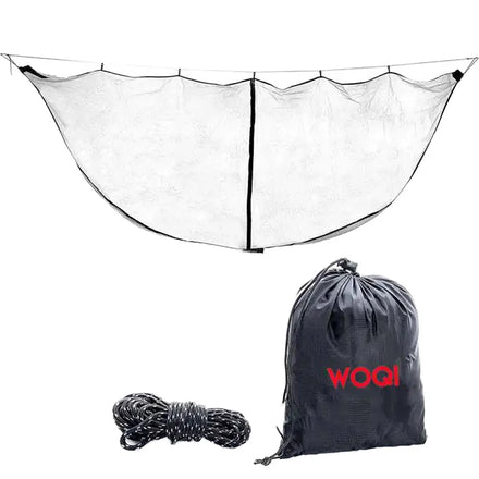 For Woqi Accessory Perfect Black Polyester Double Zipper Mosquito Net for All Camping Hammocks Easy Set up