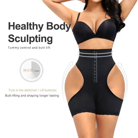 For Women High Waist Trainer Body Shaper Panties Tummy Control Butt Lifter Panties Fajas Colombianas Breathable Boxer Briefs