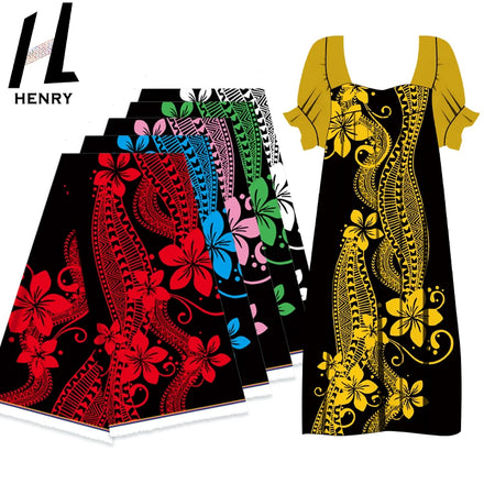 Henry Digital Printing Fabric for Clothing Polyester Woman Leisure Dress Fabric for Garment