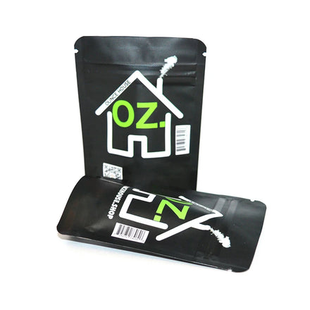 Custom Logo Printed Plastic Mylar Bags Smell Proof Mylar Zipper Pouch