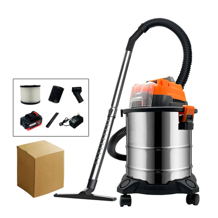 High Temperature Cleaning Machine Household Wet Dry Cordless Battery Powered 20L Tank Durable Industrial Vacuum Cleaner Factory