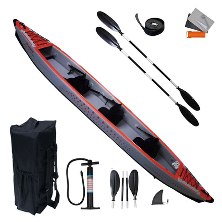 Three 3 Person High Pressure All Drop Stitch Inflatable Kayak with Drifting 0.9mm Thick 80cm Wide