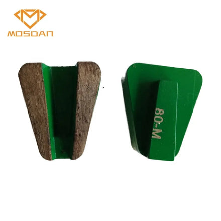 Scanmaskin Redi Lock Double V Diamond Segment Grinding Shoe Plate for Concrete Floor