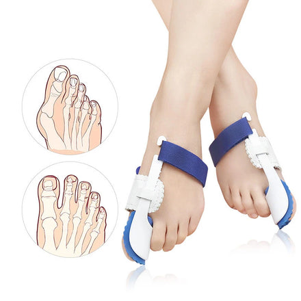 S-King Night Splint Plastic Foot Care Corrector for Men and Women with Big Bunions Hallux Valgus Toe Separator