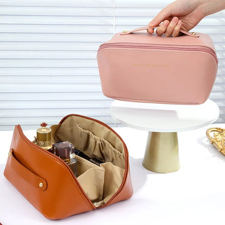 Wholesale Large Capacity Pillow Cosmetic Bag Custom Women Makeup Brush Bag Portable Travel Cosmetic Storage Toiletry Bag