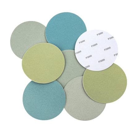 Free Sample 5 Inch 125mm 3000 5000 Grit Premium Silicon Carbide Paint Ultra Fine Grit Wet and Dry Car Polishing Sponge Disc