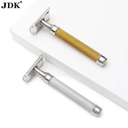 Men Hair Removal Stainless Steel Double Edge Barber Shaving Razor Manual Shaving Safety Razor for Face
