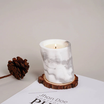 Wholesale Creamic Jar Scented Candles Gypsum Home Fragrance Decoration Scented Soy Wax Candles