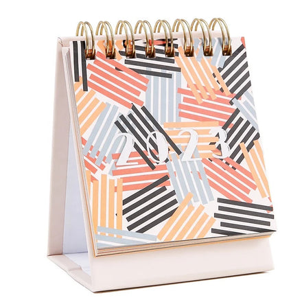 Hot Selling 2024 Mini English Calendar Desk Coil Custom Planner Promotion Gift