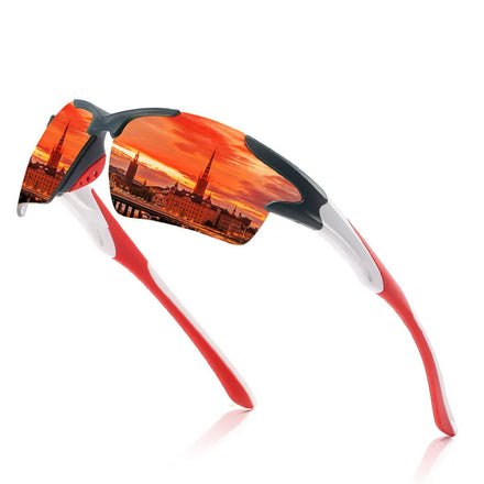 2022 New Sunglasses with Stylish Shield Lenses PC Frame and Tac Lenses Several Colors for Baseball and Softball