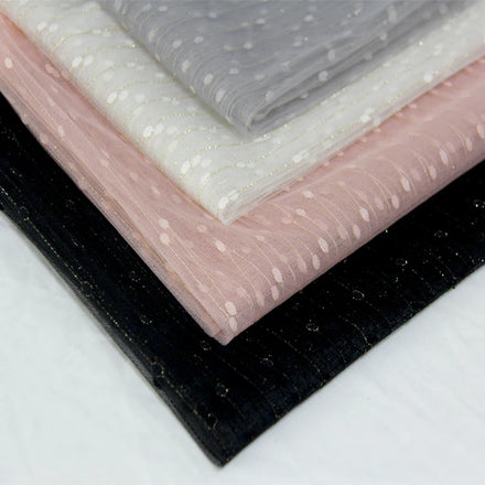 Customized 100% Polyester Breathable Organic Soft Tulle Fabric 20D Tricot Knit Plain Pattern for Weddings Bags Garments Girls