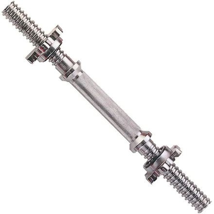 1 Inch Standard Dumbbell Bar Single Piece with Steel Weights Plates for Bicep Curls Presses Power Lifting
