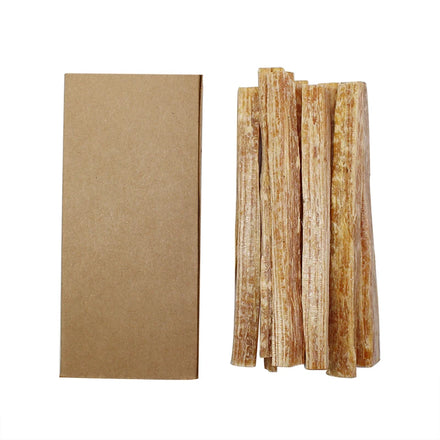 20 Pack Custom Logo Camper Fire Natural Fatwood Sticks 9x127mm Firelighter for Woodburning Stove Easily Start Your Next Campfire