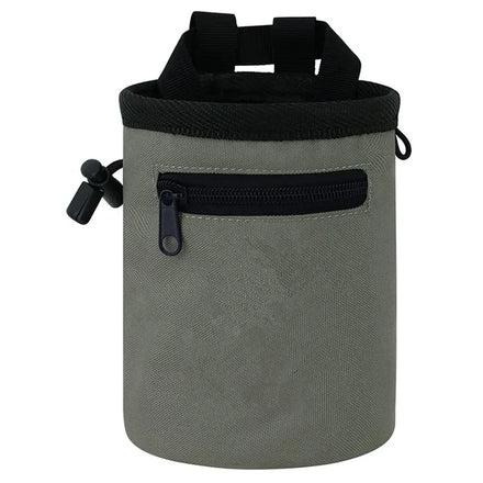 Durable Rock Climbing Bouldering Chalk Bag Adjustable Belt With Zip Pocket Chalk Bag Waterproof Material Rock Climbing Chalk Bag