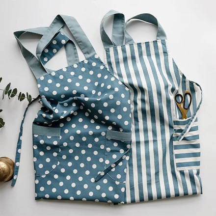 Women Quality Cotton Polyester Adult Chef Home Bbq Food Cooking Kitchen Apron