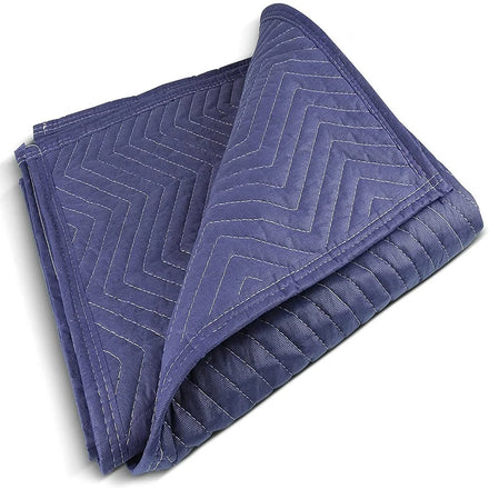 Wholesale 80''x72''Multi-purpose Non-Woven Polyest Moving Blanket Durable Moving Blankets Pad Custom Color and Logo Accepted
