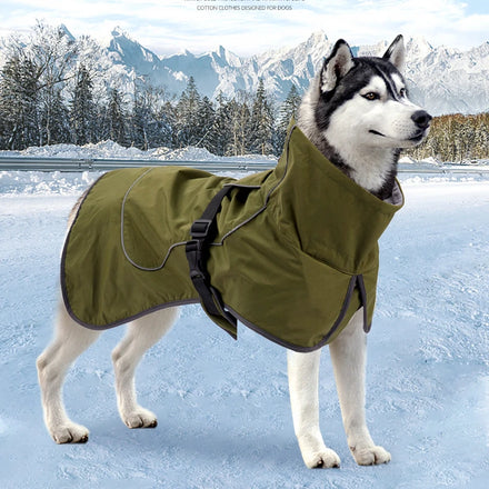 Wholesale Stocked Fashion Winter Warm Heated Reflective Windproof Waterproof Clothes Small and Big Breed Dog Jacket Coat