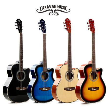 Caravan Music HS-4020 with cost-effective 40 inch trendy hot selling acoustic guitar factory OEM / wholesale-guitars in China