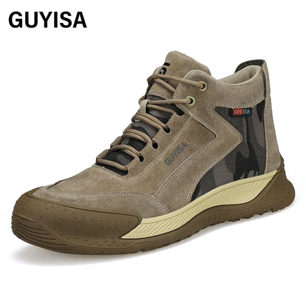 GUYISA Brand European Standard CE Breathable Safety Shoes Light Industrial Construction Work Shoes Non-slip