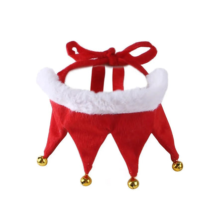 Creative New Cotton Linen Cat Dog Bib Christmas Lace Collar Spit Towel Large Modern Cute Simple Sweet Print Necklace Winter