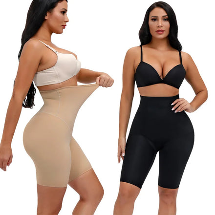 Wholesale Seamless High Waist Boxer Briefs Tummy Control Body Shaper Panties Bodyshorts Thigh Slimmer Shapewear Pants for Women