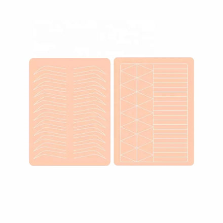 Factory Wholesale Microblading Practice Skin 1.5mm 3D Hot Sell Double Side New Silicone Training Latex Tattoo Practice Skin