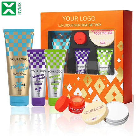 New Arrival Korean Best Skincare Products Body Lip Skin Care Lotion Foot & Hand Cream Combo Brightening Christmas Skin Care Set