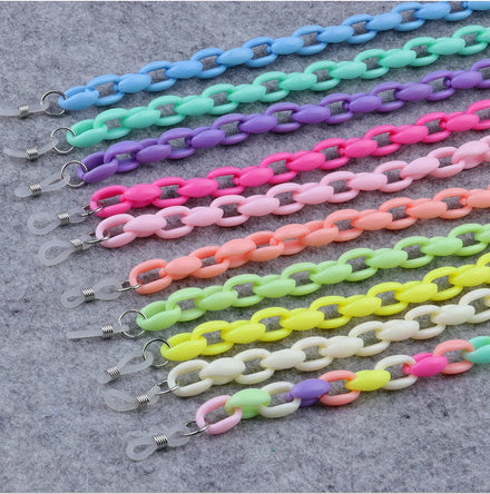 Personality Trend Acrylic Eyewear Chain Fashion Retro Single Item Eyewear Accessories