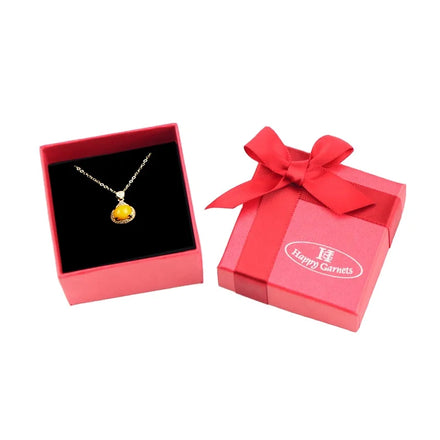 Recyclable Custom logo Ribbon Gift Box Jewelry Branded Box Packaging Ring Pendant Bangle Necklace Choker Earring Bracelet