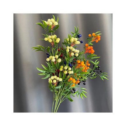 Manufacturer Little Plants Artificial Two Branch Bamboo Leaves With High Branches