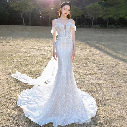 AL1143 Hot Mermaid Wedding Dresses for Women 2025 NEW Wedding Dress Vestidos De Fiesta Largo Elegante Mermaid Wedding Dress