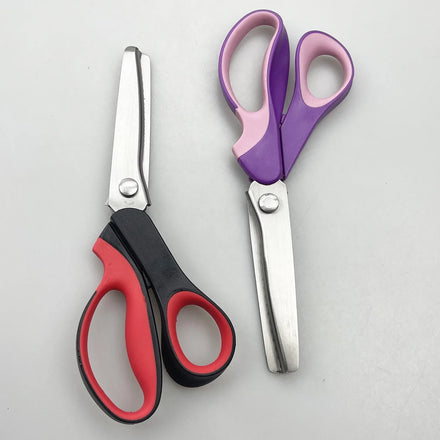 Professional Dressmaking Sewing Scissors Zig Zag Fabric Craft Scissors 9.3 Inch