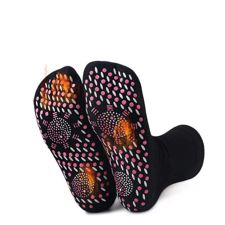 Hot Selling Self Heating Ankle Socks Warm Cold Feet Comfortable Health Heated Tourmaline Socks