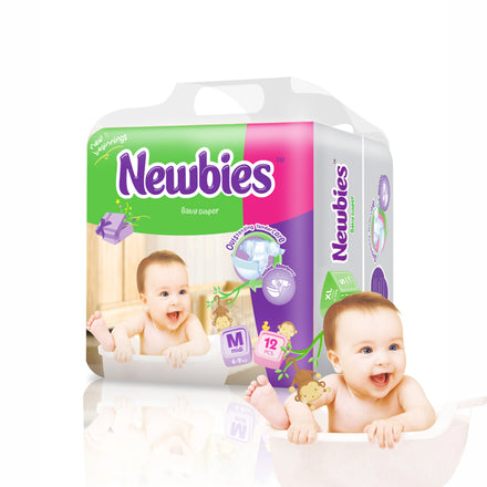 Softcare New Born Size Disposable Cotton Diaper Dipper Soft and Pampering Baby Diaper