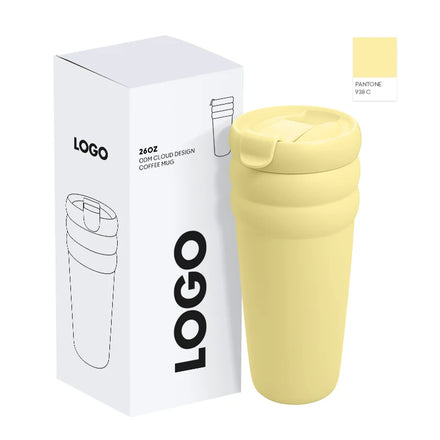 2025 New Vacuum Insulated Stainless Steel Bottle Double Walled Simple Thermo Travel Coffee Mug