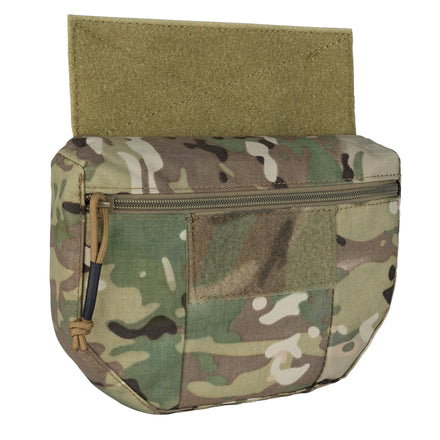 IDOGEAR Hook and Loop Tactical Carrying Kit Bag Tactical Dump Pouch Utility Drop Pouch for JPC CPC AVS Tactical Vest