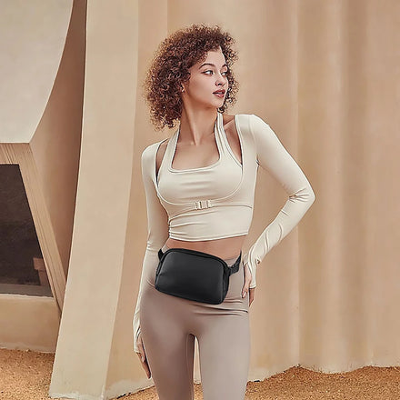 Factory Low MOQ Fanny Pack Casual Everywhere Belt Bags Unisex Men Women Crossbody Bum Bag Zipper Waist Bag for Daily Use