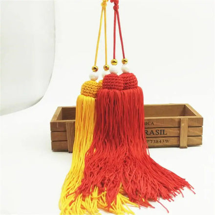 Chinese Knot Tassel Decor for Taiji Sword Kung Fu Martial Arts Drama Accessory