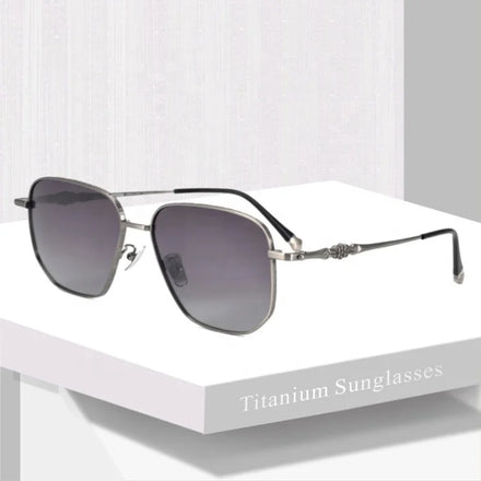 Luxury Custom Designer Gafas De Sol Sunglasses Square Retro UV Blocking Sun Blocking Glasses with Gold Frame Fashionable Stylish