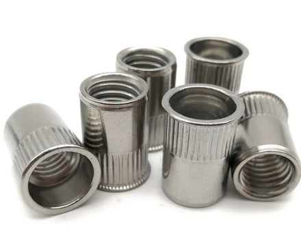 304 Stainless Steel M3-M12 Reduced Small Head Knurled Rivnuts Blind Rivet Nuts