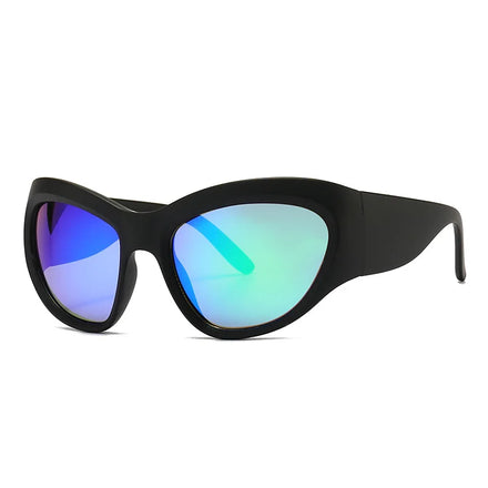 STORY CC13 Women Mirror Lens Sports Sun Glasses Futuristic Riding Eyeglasses Shades Custom Logo Wrap Around Y2K Sunglasses