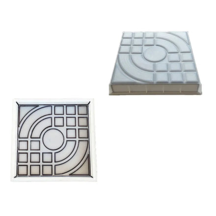 Square Outdoor Spanish Paving Brick Concrete Injection Plastic Mold