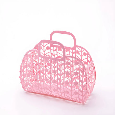 Retro Candy Portable Fashion Openwork Handbag Summer Wholesale Jelly Bags Basket Shipping Bag for Girls