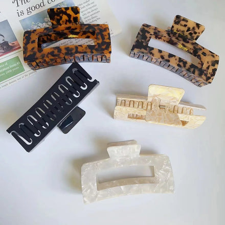 The Biggest Design 13.5cm Claw Clips Own Design Unbreakable Hair Claw XXXL Acetate Claw Clips