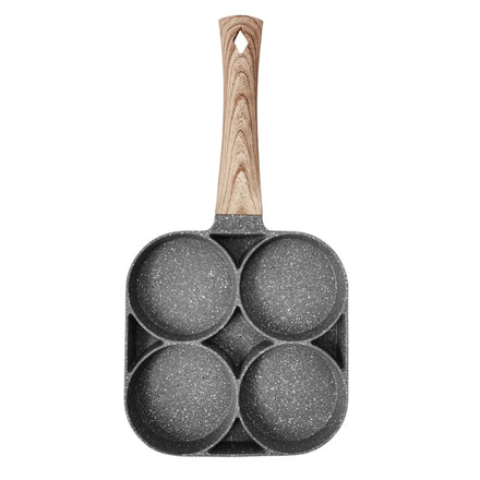 Egg Frying Pan Nonstick Pancake Pans 4-Cups Cookware PancakeOmelette Pan Aluminium Alloy Egg Cooker