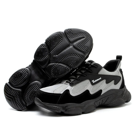 Fashion Breathable Safety Shoe for Men Steel Toe Shoes for Work Slip Resistant Safety Footwear