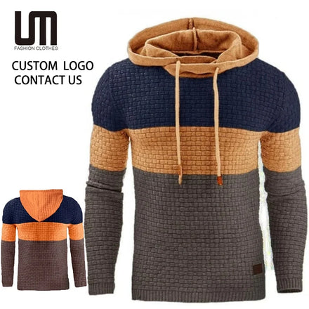 2025 New Men's Plus Size Hoodie - Casual Pullover Long Sleeve Sweatshirt (Fashion Trend | Oversized Comfortable Loungewear)